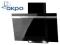 Okap kominowy AKPO WK-4 NERO 60 CZARNY INOX GRATIS