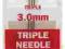 Igła potrójna do ozdobnych przeszyć TRIPLE Klass'e