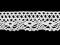 Koronka Bawełniana C-080, Biała - 0,5 metra
