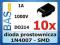 Dioda prostownicza 1N4007 1A 1000V DO214 SMD 10szt