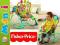 FISHER PRICE Leżaczek SAFARI Bujaczek FOTELIK 7044