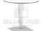 Nowoczesny Stół Lulu 80 SIESTA -czarny i biały!