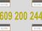 -- 609 200 244 -- ZŁOTY NUMER PLUS, F. VAT 23%