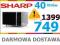 OGROMNA  40 LITRÓW... Mikrofala SHARP R959SLMA