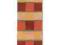 Wełniany chodnik kwadraty eko handmade 70/250cm
