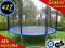 TRAMPOLINA OGRODOWA 427CM SIATKA+DRABINKA GRATIS!!