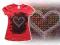 TUNIKA SERCE 100% BAWEŁNA ROZMIAR 122