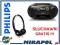 BOOMBOX PHILIPS AZ328 + SŁUCHAWKI PHILIPS SHL1000