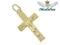 Krzyż,krzyżyk złoty, na 1 Komunię Św.  złoto 585