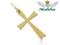 Krzyż,krzyżyk złoty, na 1 Komunię Św.  złoto 585