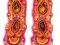 kolczyki sutasz soutache BOLLYWOD ==>>prezen