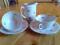 PORCELANOWY  MLECZNIK I 2 FILIŻANKI - CHODZIEŻ !
