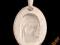 medalik ze złota białego MARYJA pr585 GRATISY