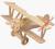 PUZZLE DREWNIANE SAMOLOT NIEUPORT 17