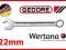 KLUCZ PŁASKO-OCZKOWY MODEL 7 - 22mm GEDORE