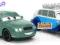 Cars Auta Disney Królowa Queen + Prince Wheeliam