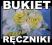 BUKIET Z RĘCZNIKOW RECZNIKI PREZENT Urodziny Slub