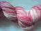 estońska wełna 100%, 1 ply, pink 800m/100g