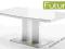 STÓŁ BIAŁY ROZKŁADANY 180cm do 220cm WYSOKI POŁYSK