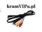 Kabel S-Video 4-PIN+DC 3.5mm na 3RCA  PROMOCJA