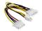 Kabel rozdzielacz zasilania 2xMOLEX/1x4PIN P4