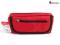 Prosty piórnik / kosmetyczka 3 przegrody - czerw.