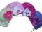 Czapka czapeczka szydełkowa z orchideą 32-52 cm