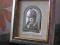 SREBRNY OBRAZEK W RAMCE ŚWIĘTY JAN PAWEŁ II PAPIEŻ