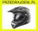 Kask Enduro Cross z SZYBĄ NOX N731 CZARNY ROZM. L