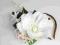 Ślubna opaska fascynator stroik ślub / magnolia