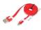 Kabel USB do iPhone 5 czerwony RED