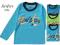 REAL AT~ BLUZKA cotton CHŁOPIĘCA blue-yellow 12