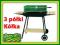 GRILL OGRODOWY PROSTOKĄTNY + 2 PÓŁKI I KÓŁKA MG605