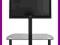 Stolik LCD TV z UCHWYTEM metalowy CZARNY 32-46cali