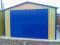 Garaż 4x6  z dachem dwuspadowym