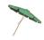 PARASOL OGRODOWY DREWNIANY śr-300cm ZIELONY MB0249