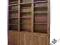 Biblioteka, witryna drewniana  - lite drewno teak