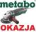 SZLIFIERKA KĄTOWA METABO W8-125 800W NOWA F-VAT