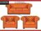 BF KOMPLET CHESTERFIELD LORD SOFA 3+1+1 SKÓRA NAT.