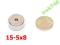 MAGNES NEODYMOWY 15-5x8 PIERŚCIENIOWY 15x5x8