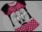 MYSZKA MINNIE PIŻAMA PIŻAMKA KOMPLET różowa 98