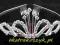 licytuj~EKSTRA~K1136 Diadem... opaska*QUEEN*silver