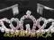 licytuj~EKSTRA~K1139 Diadem... opaska*QUEEN*silver