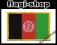 Naszywka FLAGA Afganistan Afganistanu WYPRZEDAŻ