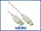 Kabel InLine USB 2.0 A-B 1m - bialy