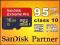 SanDisk microSDHC micro SD Extreme PRO 16GB 95MB/s