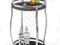 STOLIK BAROWY GREGOR SZKLANY STAL CHROMOWANA