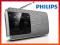 KLASYCZNE RADIO PHILIPS DAB+ LCD 20 STACJI BATERIE