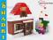 Baśniowa Kraina Ośnieżony Domek Dom Klocki 130 el.