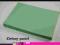 Papier kolorowy  100 ark A4 zielony pastel 160g